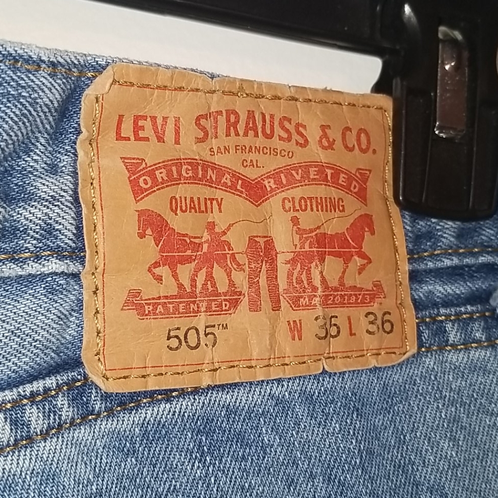 LEVI JEANS MEN's 36 /36 - Picture 4 of 4